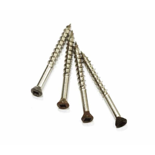 NTW Colour Head Fascia Screw SS 8x50 - Box of 100